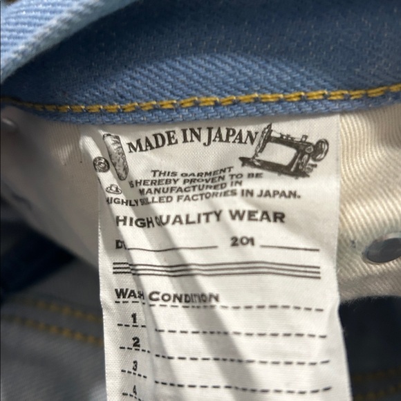 Vintage Big John BJxRJB Tapered Selvedge Skinny Jean - Picture 12 of 15